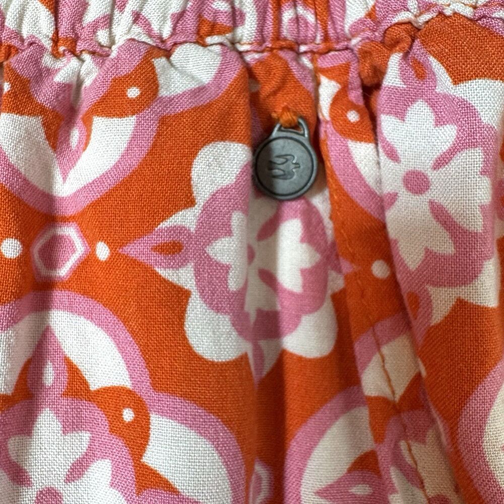 Boho Tiered Maxi Skirt Size 10 Pockets Tassels Peasant Cottagecore Prairie Y2K - Picture 5 of 7